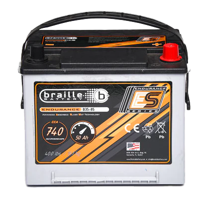 Braille Endurance Advanced AGM Battery B35-85