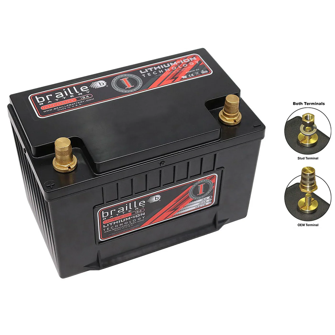 Braille i34RX Intensity Lithium Battery