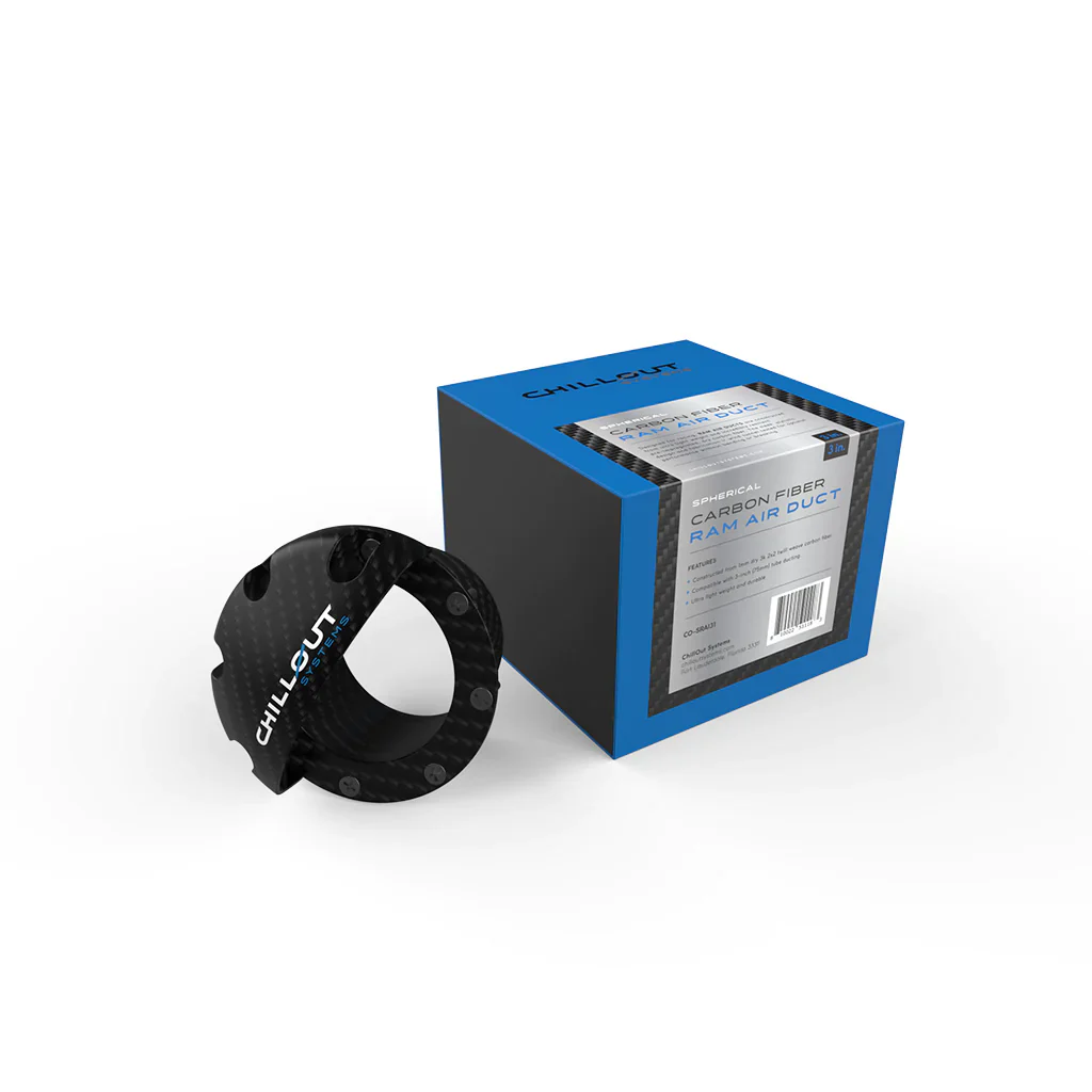 Chillout 3" Spherical Carbon Fiber Ram Air Duct - Image 2
