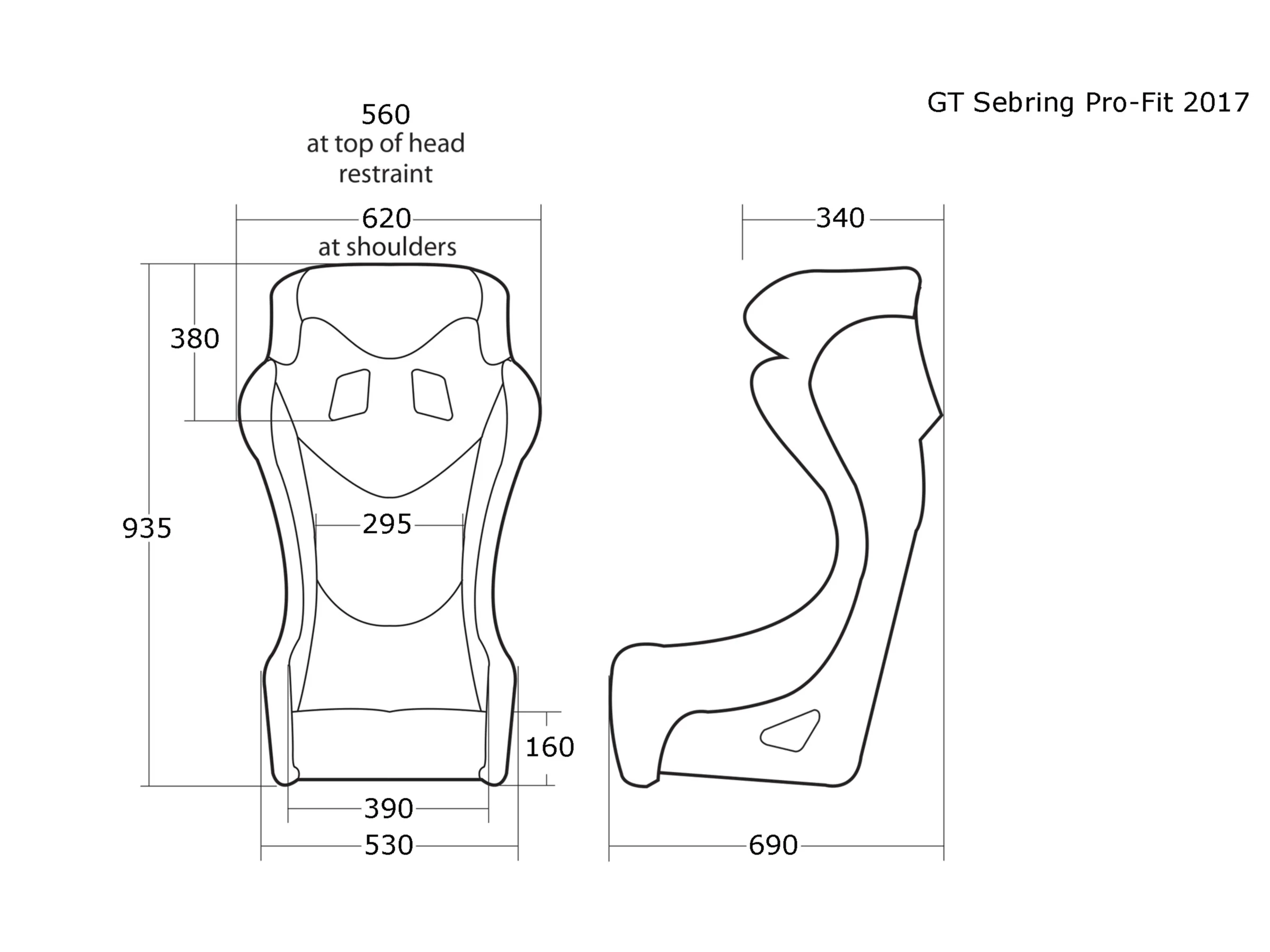 Cobra Sebring Pro Fit Seat - Image 3