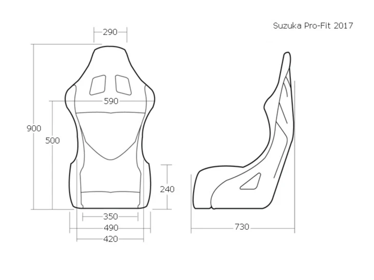 Cobra Suzuka Pro Fit Seat - Image 2