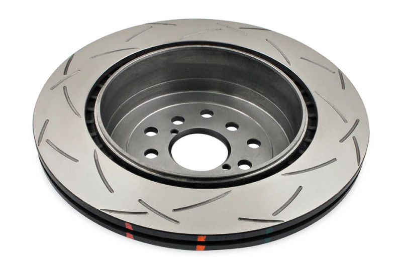 DBA 01-07 Subaru WRX/STI 10 Stud Hole Rear Slotted 4000 Series Rotor - Image 2