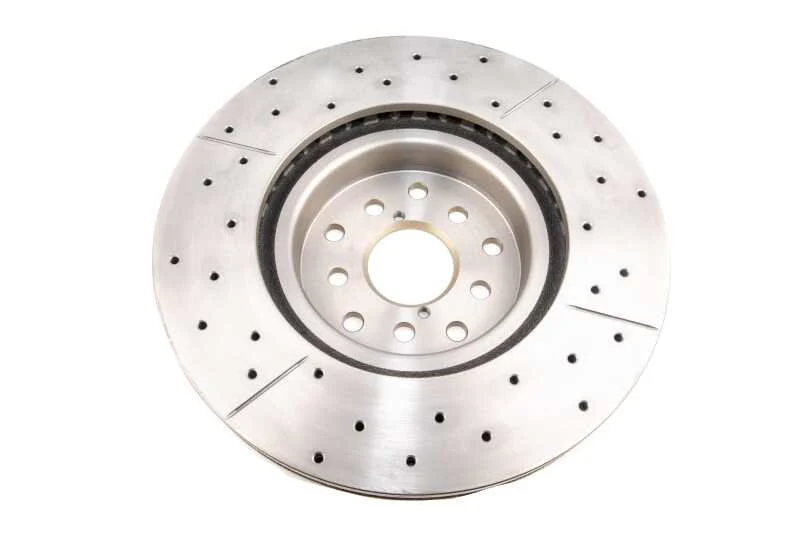 DBA 05-08 Legacy GT Front Drilled & Slotted Street Series Rotor - Image 2