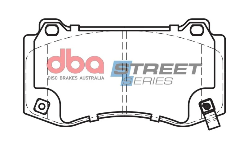 DBA 05-23 Chrysler 300 C SRT8 Front Street Series Brake Pads - Image 5