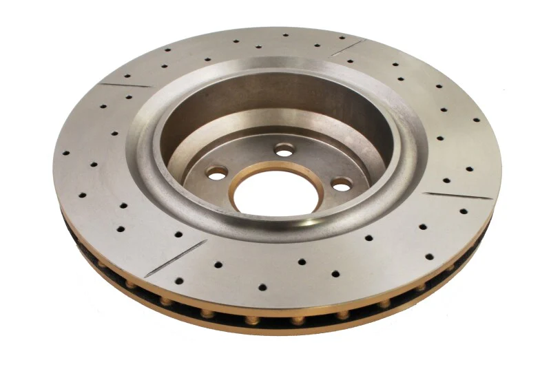 DBA 08-15 Dodge Challenger SRT-8 Rear Drilled & Slotted Street Series Rotor - Image 2