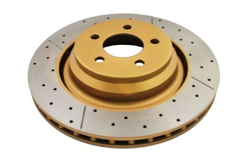 DBA 08-15 Dodge Challenger SRT-8 Rear Drilled & Slotted Street Series Rotor - Image 5