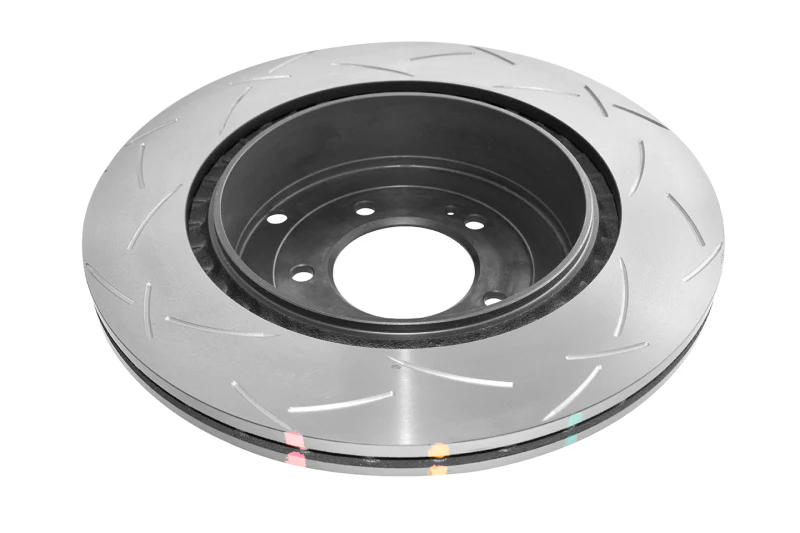 DBA 08-15 Mitsubishi Evolution X Rear Slotted 4000 Series Rotor - Image 2