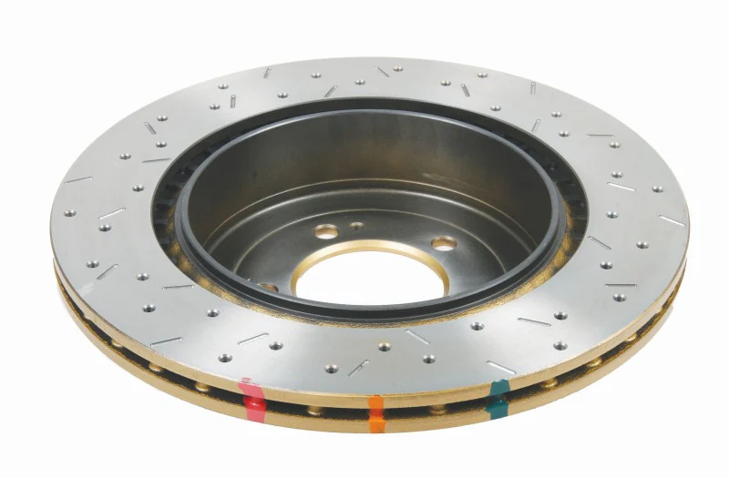 DBA 08+ EVO X Rear Drilled & Slotted 4000 Series Rotor - Image 2