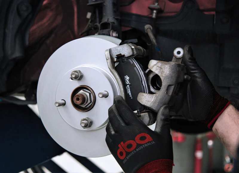 DBA 12-21 Subaru BRZ / 2022+ Subaru WRX Rear Slotted Street Series Rotor - Image 3