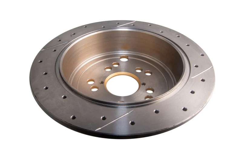 DBA 12+ Subaru/Scion BRZ/FR-S (AU Spec) 10 Lug Slot Rear Drilled & Slotted Street Series Rotors - Image 2