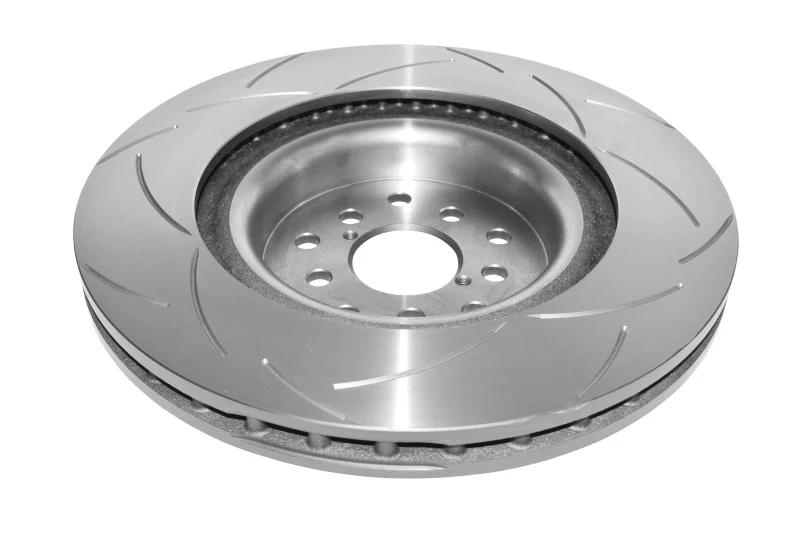 DBA 18-21 Subaru WRX STI (w/19in Wheels & 6 Piston Brembo Caliper) Front Slotted Street Series Rotor - Image 2