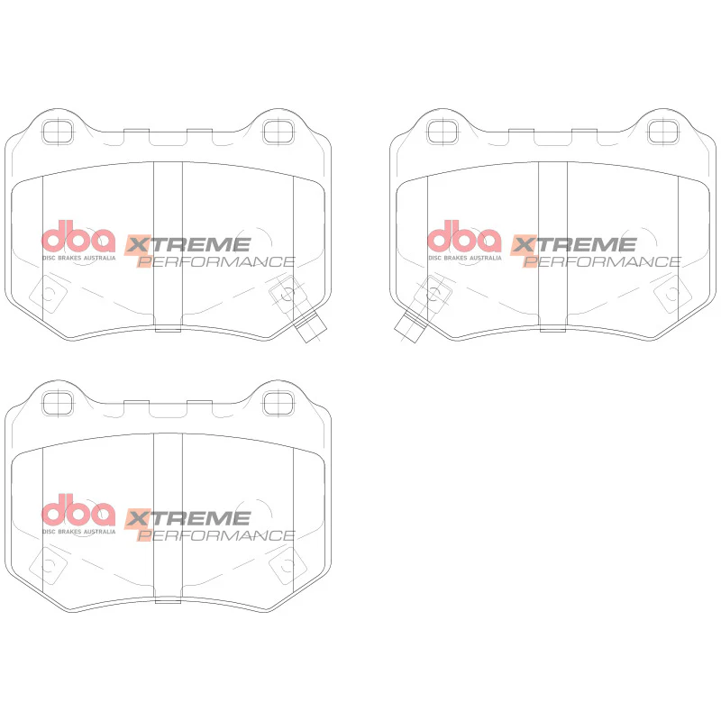 DBA 18-21 Subaru WRX STI (w/Brembo Calipers) XP Performance Rear Brake Pads - Image 5