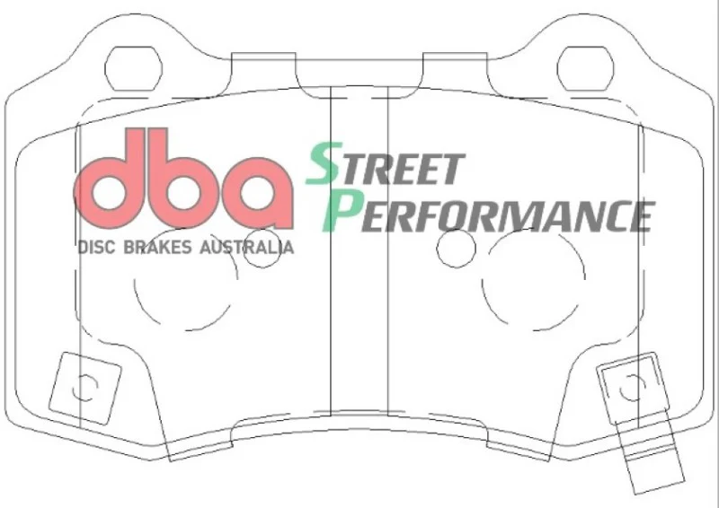 DBA 2015+ Dodge Challenger Hellcat SRT8 SP500 Rear Brake Pads - Image 4