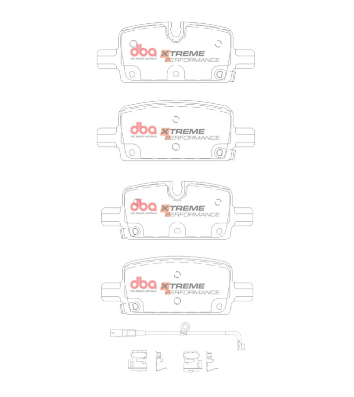 DBA 21-23 Cadillac Escalade (w/6 Piston BBK) Rear XP Performance Brake Pads - Image 5