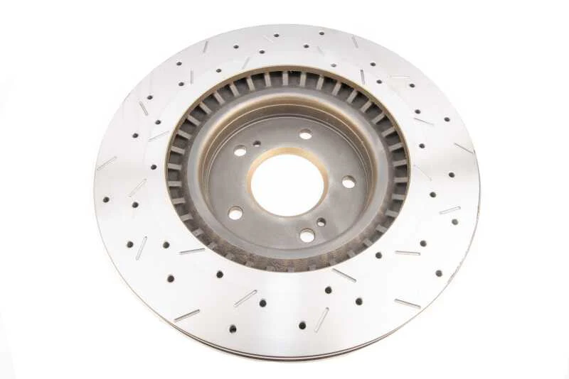 DBA 8/93-94 Nissan Skyline R32 GT-R/95-7/98 R33 & R34 GT-R Front Drilled & Slotted 4000 Series Rotor - Image 2