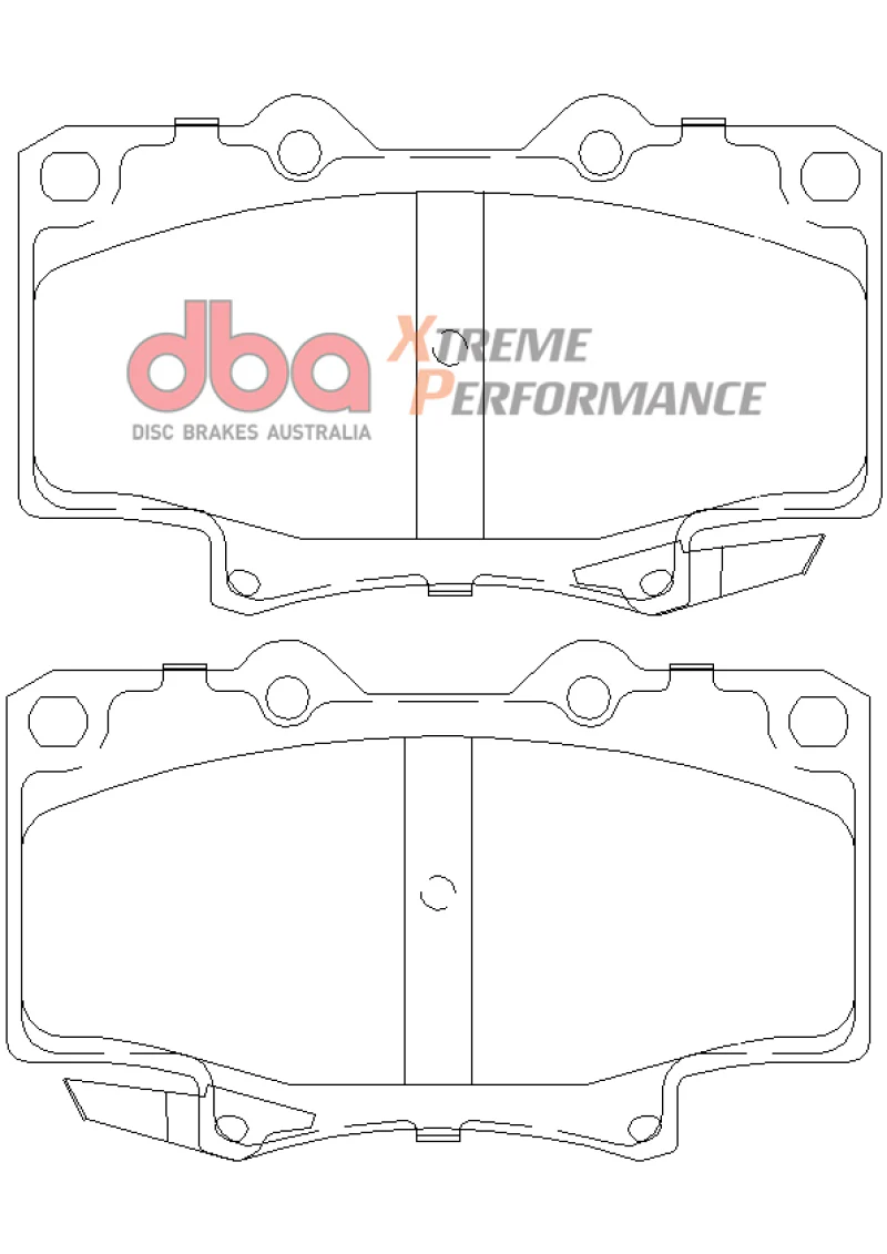 DBA 91-96 Toyota Land Cruiser XP650 Front Brake Pads - Image 3