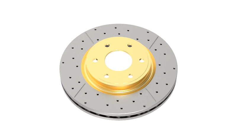 DBA 99-04 Ford F-250 Super Duty (w/Rear Rotor) 4WD Front Street Drilled & Slotted Rotor - Image 6