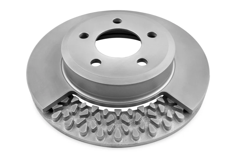 DBA Subaru WRX STi Brembo 6 Pot Spec R Yellow Calipers 19in Rim 4000 Series Stand Rear Brake Rotor - Image 6
