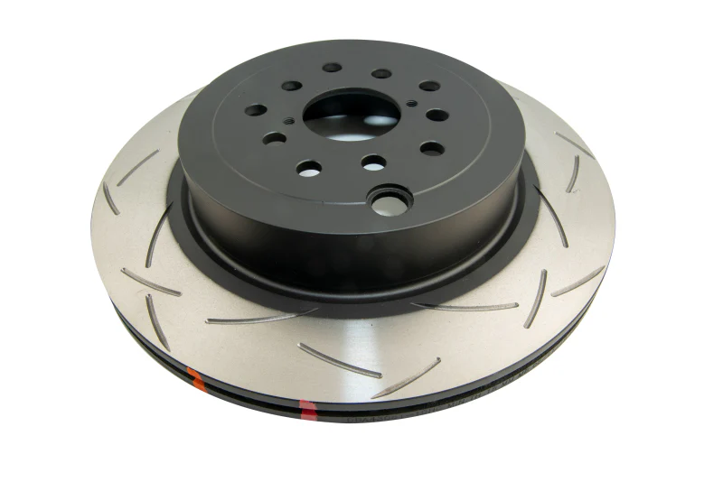 DBA Subaru WRX STi Brembo 6 Pot Spec R Yellow Calipers 19in Rim 4000 Series Stand Rear Brake Rotor - Image 8
