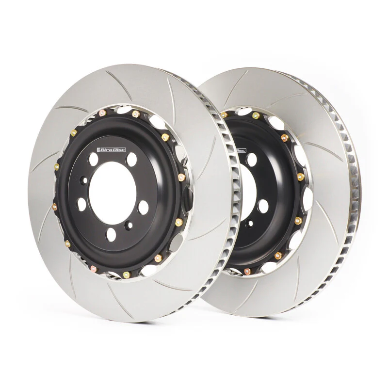 GiroDisc 2020+ BMW M3/M4 (G80/G82/G83 w/Carbon Ceramic Brakes) 2-Piece 400mm Slotted Front Rotors