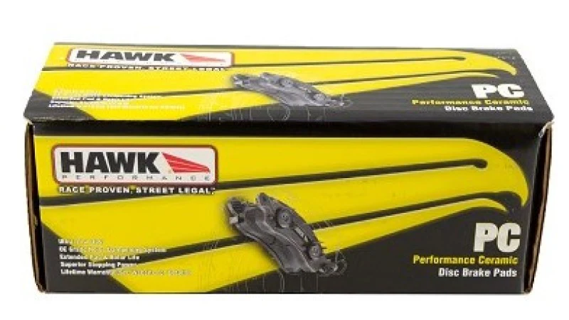 Hawk 15-17 Ford Mustang Performance Ceramic Rear Brake Pads - Image 4