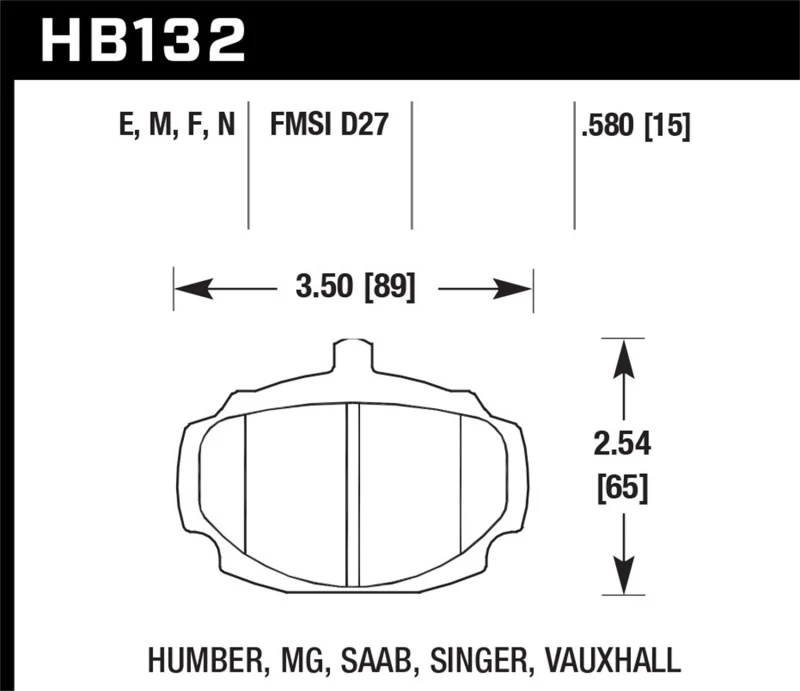 Hawk HP+ Street Brake Pads - Image 2