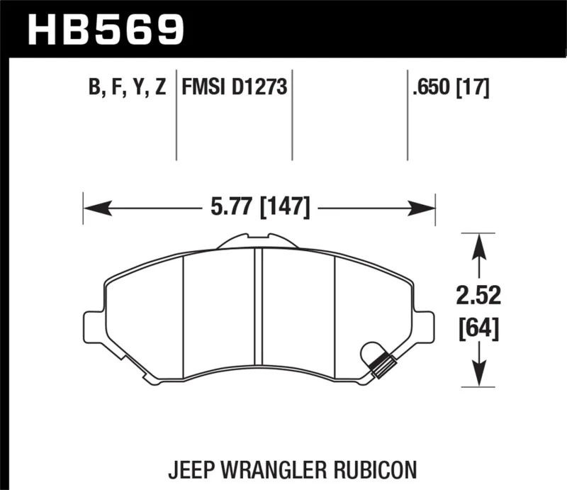 Hawk LTS Street Brake Pads - Image 2