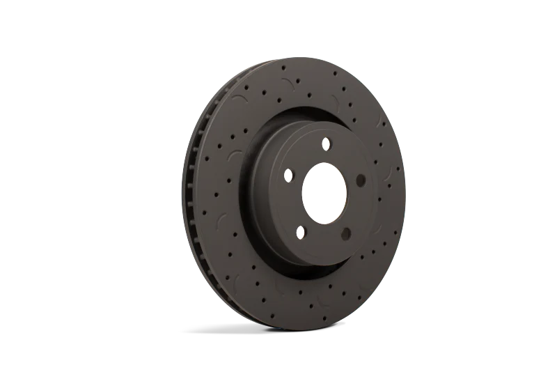 Hawk Talon 2001 Ford Mustang GT Bullitt Drilled and Slotted Front Brake Rotor Set - Image 2