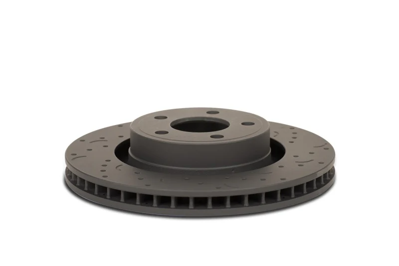 Hawk Talon 2007 Cadillac Escalade Drilled and Slotted Front Brake Rotor Set - Image 6