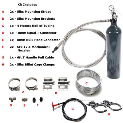 Lifeline Zero 360 SFI 17.1 5lb Mechanical + Single Automatic Nozzel Fire Suppression System - Image 3