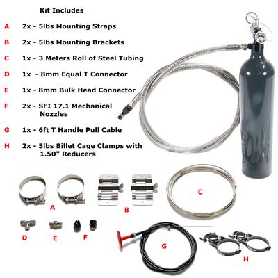Lifeline Zero 360 SFI 17.1 5lb Mechanical + Single Automatic Nozzel Fire Suppression System - Image 5