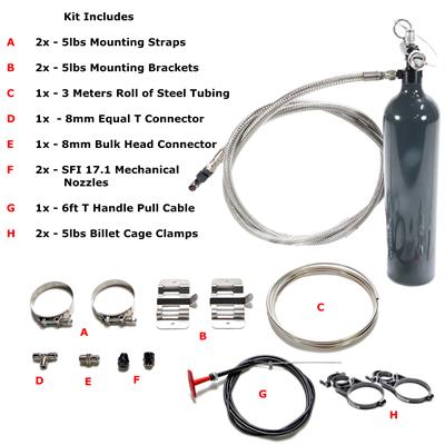 Lifeline Zero 360 SFI 17.1 5lb Mechanical + Single Automatic Nozzel Fire Suppression System - Image 6
