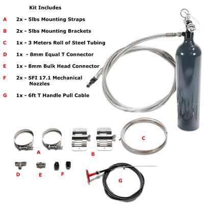 Lifeline Zero 360 SFI 17.1 5lb Mechanical + Single Automatic Nozzel Fire Suppression System - Image 7