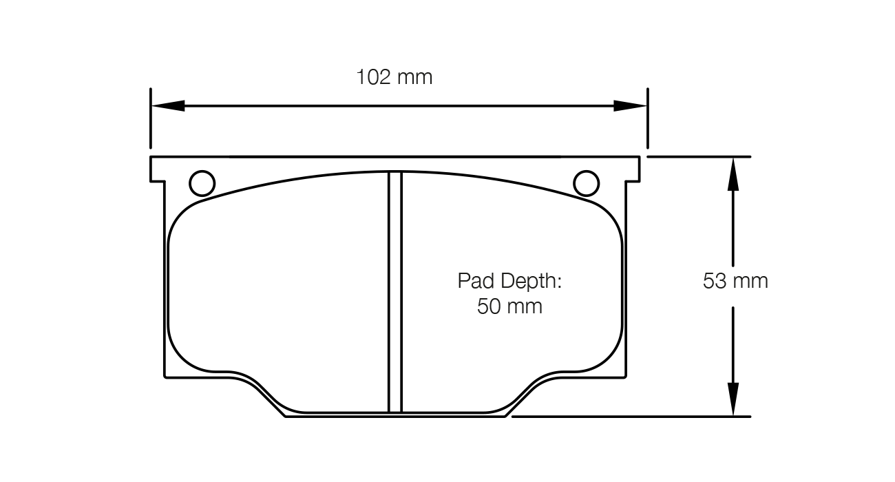 Pagid Race Pad Set 1192 H42 Historic Pads