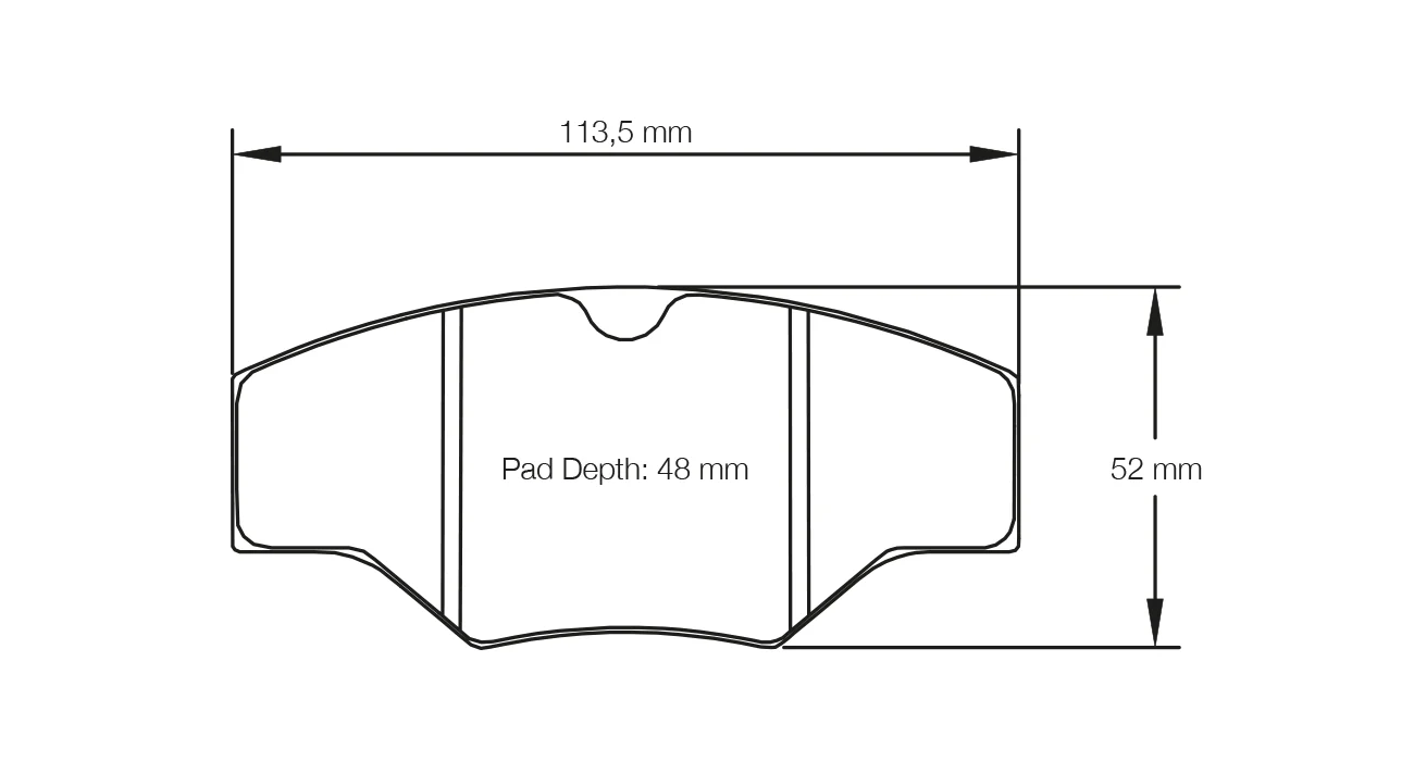Pagid Race Pad Set 1265 29 Alcon, AP