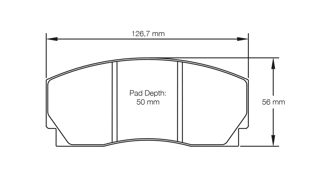 Pagid Race Pad Set 1269 H03 Historic Pads