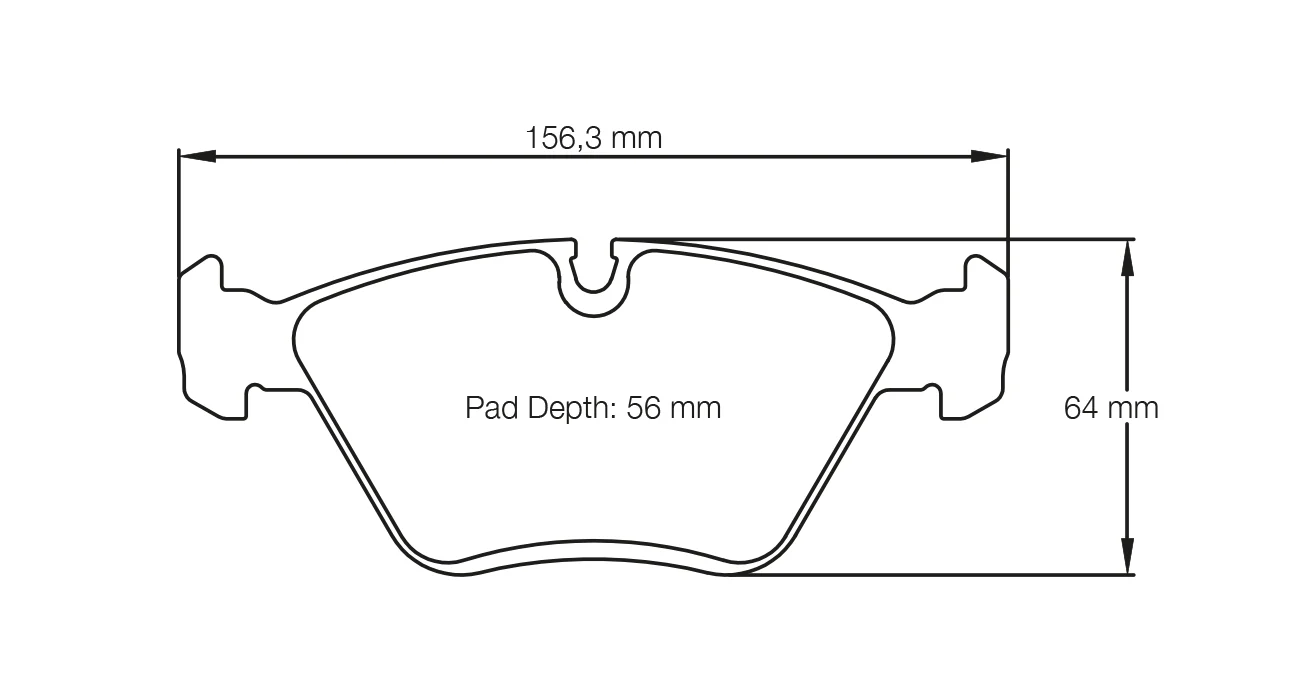 Pagid Race Pad Set 1295 29 BMW