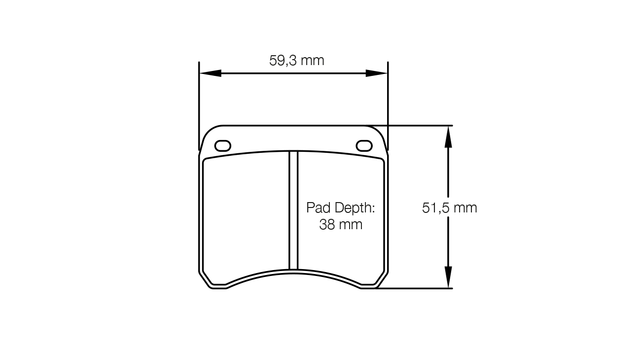 Pagid Race Pad Set 1362 H42 Historic Pads