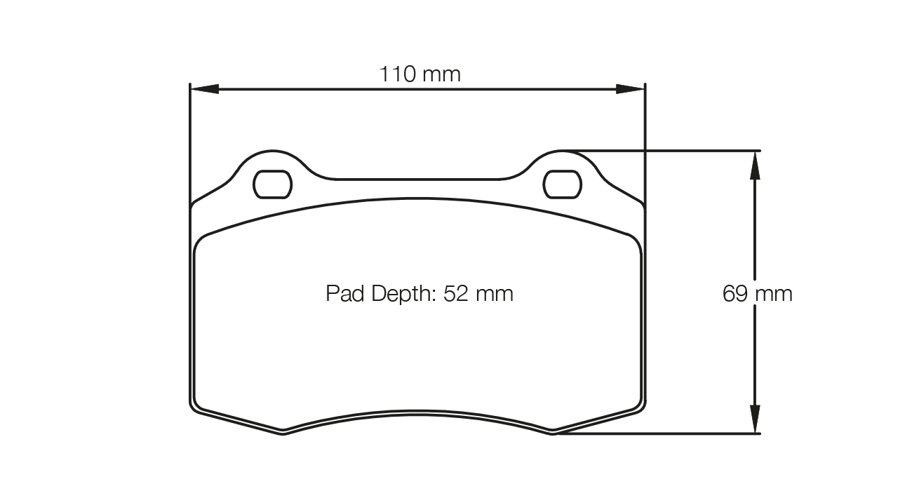 Pagid Race Pad Set 1408 RSC1 Brembo