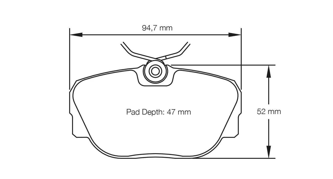 Pagid Race Pad Set 1544 29 BMW