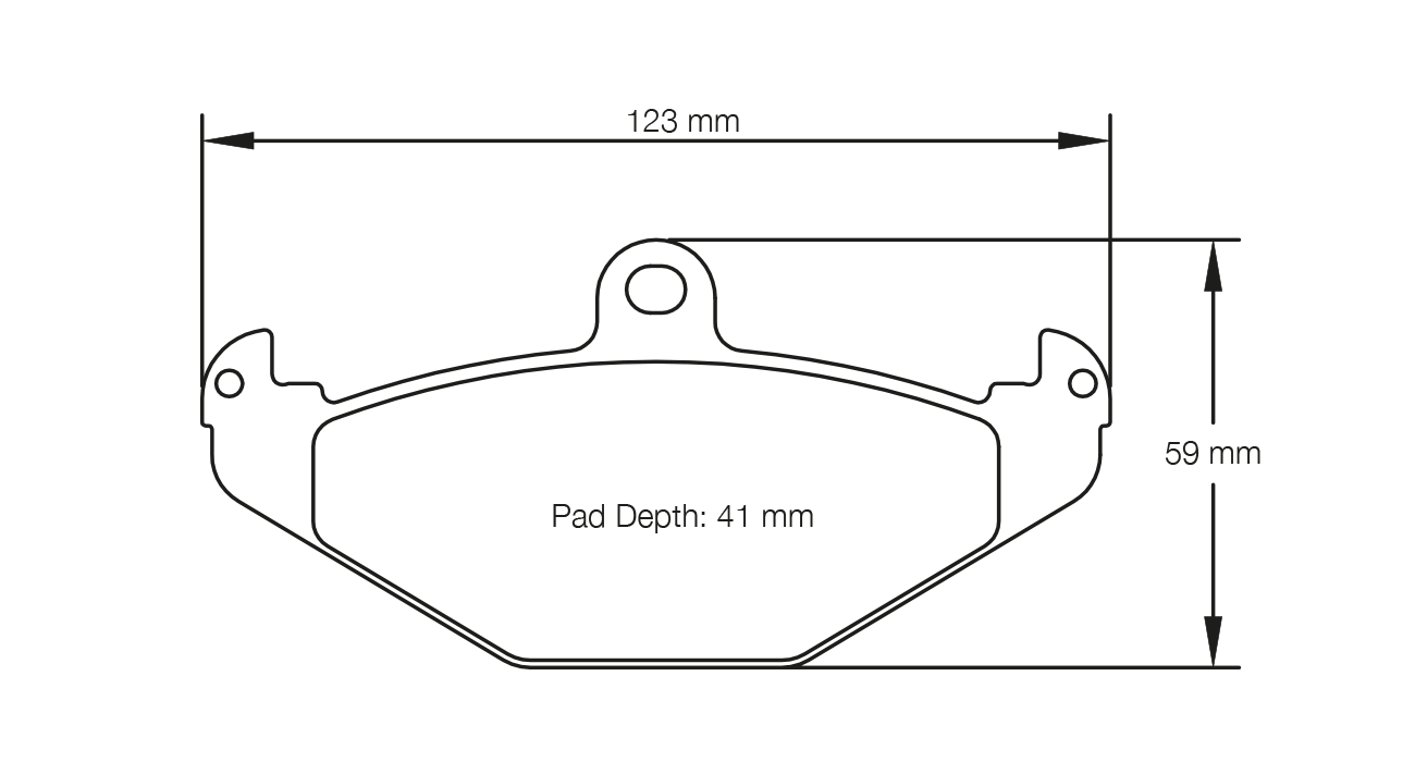 Pagid Race Pad Set 1682 RST3 Lotus