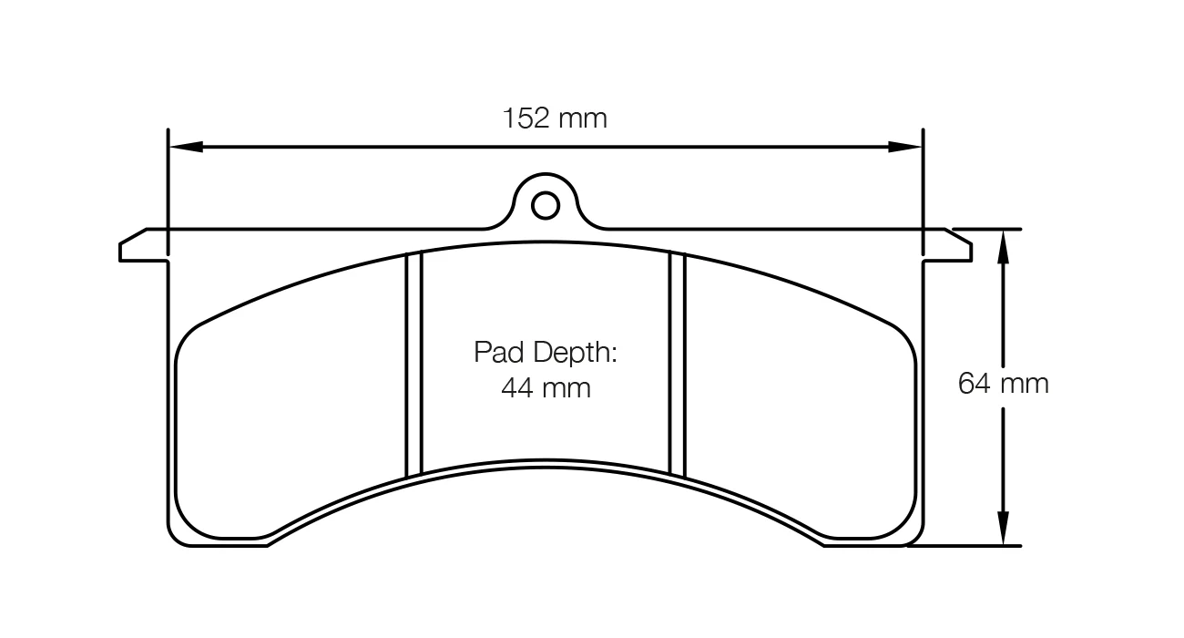 Pagid Race Pad Set 1798Usa RSTx Wilwood Gn
