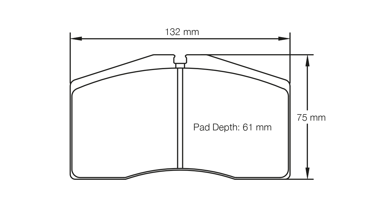 Pagid Race Pad Set 1842 RST3 Porsche
