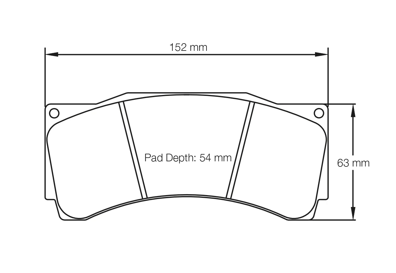 Pagid Race Pad Set 1904 RST3 Alcon, AP, Brembo, Stoptech