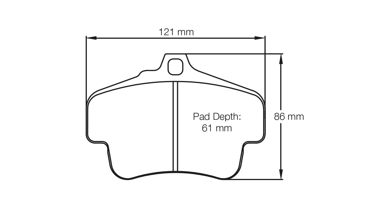 Pagid Race Pad Set 2405 19 Porsche