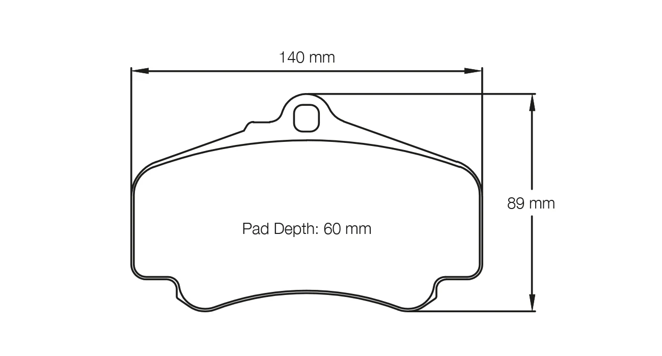 Pagid Race Pad Set 2474 RST1 Porsche