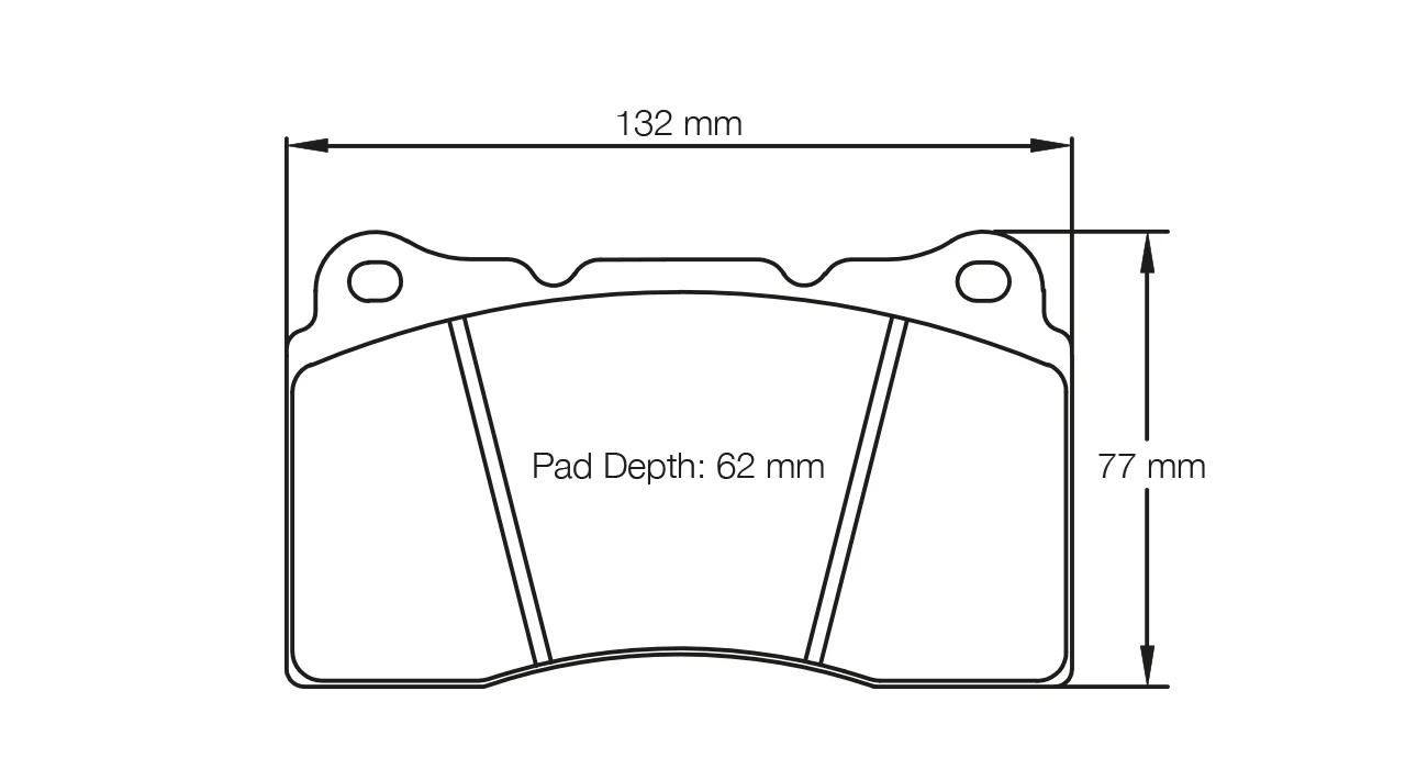Pagid Race Pad Set 2487 14  Brembo