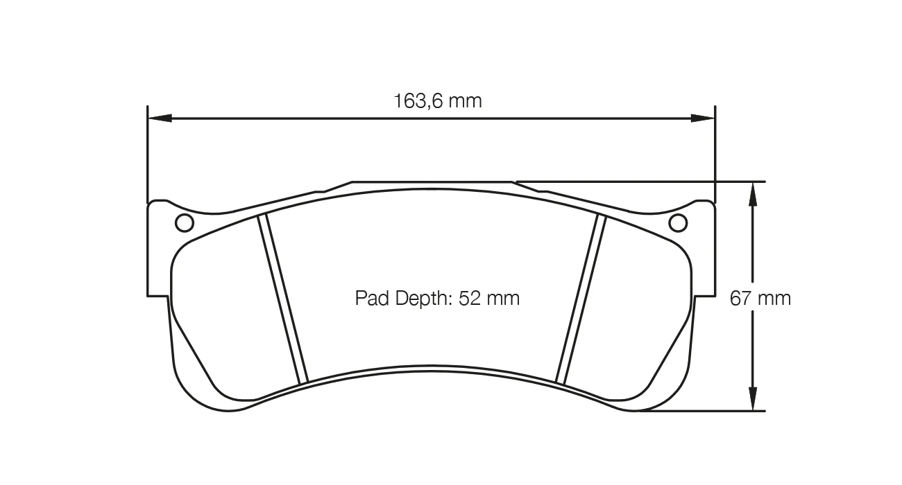 Pagid Race Pad Set 2488 RSL1 Alcon, Brembo