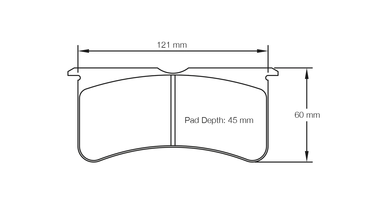Pagid Race Pad Set 2555 RST3 Wilwood