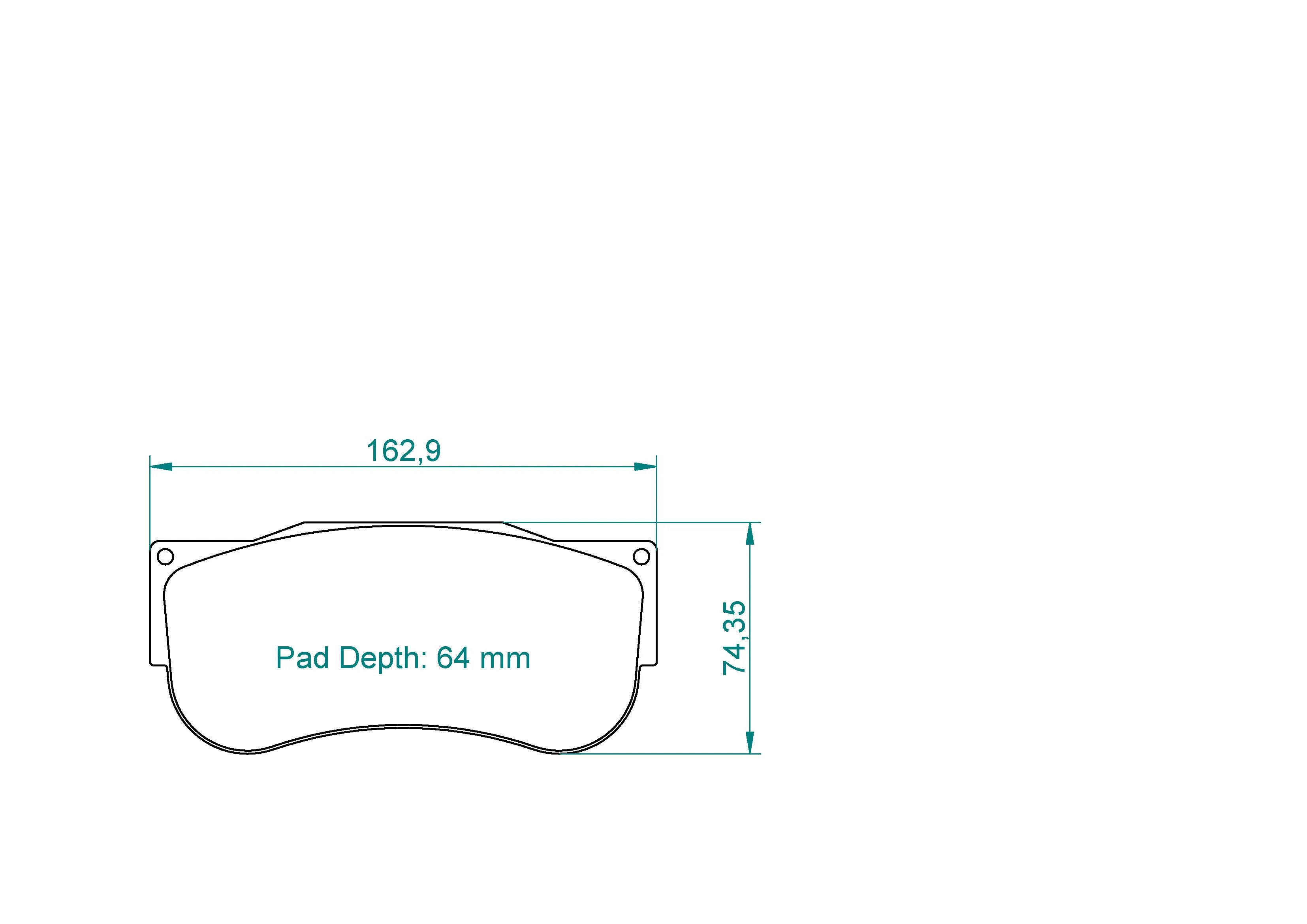 Pagid Race Pad Set 2566 RST2E AP- New GT Shape Standard @ Tmd